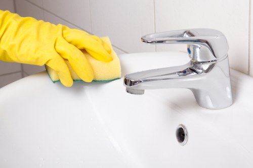 Commercial cleaning for retail and office spaces with polished surfaces