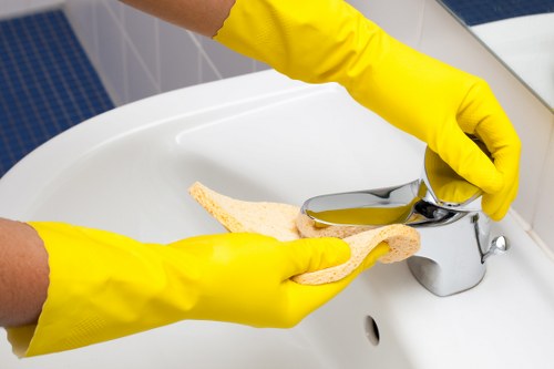 Professional cleaning tools used for regular cleaning maintenance